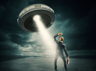 UFO space shuttle © alphaspirit