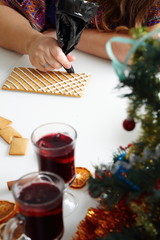 Making of gingerbread house