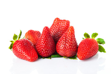 Strawberries Isolated on a white background