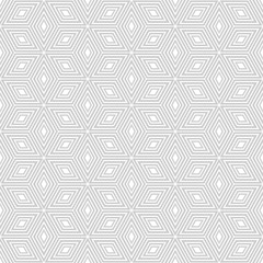 Pattern with stripped rhombus. Vector seamless background. 