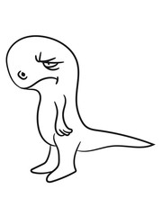 sadly bored listless annoyed dino