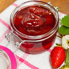Strawberry Jam. Selective focus.