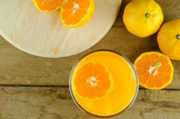 Obraz na płótnie Canvas Beverage orange fruit and juice