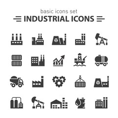 Industrial icons.