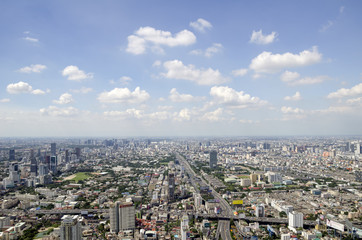 bangkok view from baiyoke tower II on 3 July 2014 BANGKOK - July © siiixth