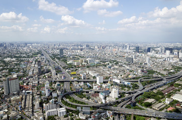 bangkok view from baiyoke tower II on 3 July 2014 BANGKOK - July © siiixth