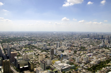 bangkok view from baiyoke tower II on 3 July 2014 BANGKOK © siiixth