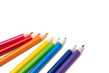 カラフルな色鉛筆