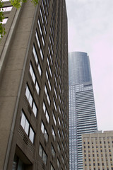 Obraz premium Skyscraper and the buildings, Toronto, May 2015