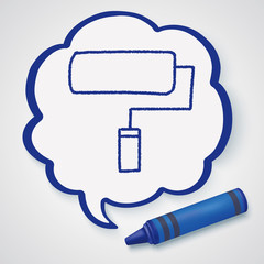 doodle paint roller