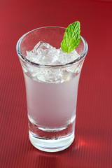 Yuzu Jelly in the glass