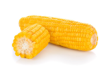 corn on white background