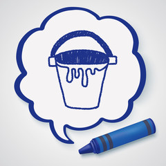 bucket doodle drawing
