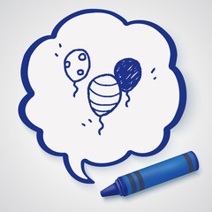 doodle balloon