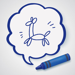 doodle balloon