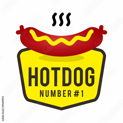 Hot dog Sausage Sosis Badge Logo Stock image and royalty Hot dog Sausage Sosis Badge Logo Stock image and royalty