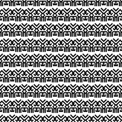 Seamless colorful decorative vector background with abstract figures