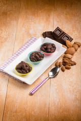 ciocolate candy with almond