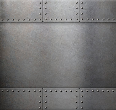steel metal armour background 