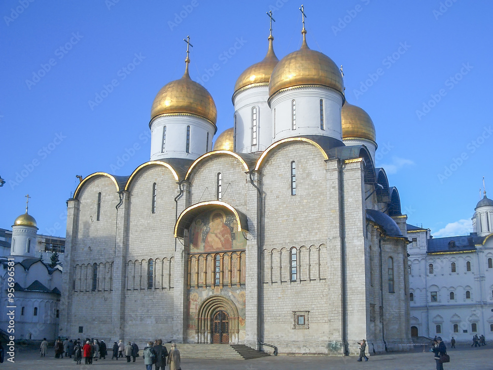 Wall mural The Dormition Cathedral in Moscow