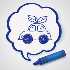 Environmental protection concept; Reduce the use of gasoline, re