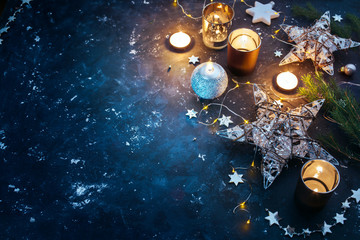 Christmas background with copyspace