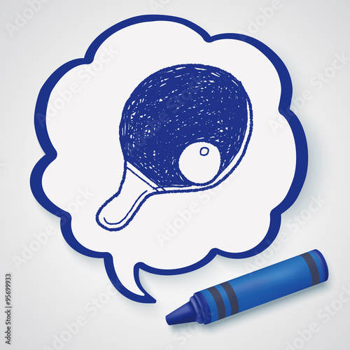 "Doodle Table tennis" Stock image and royaltyfree vector files on