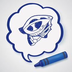 bicycle helmet doodle