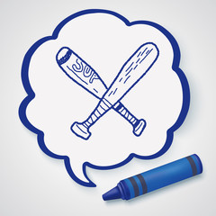 baseball bat doodle