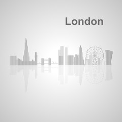 Fototapeta premium London skyline for your design