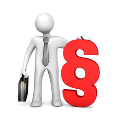 Businessman Red Paragraph