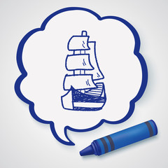 Boat doodle