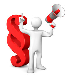 Manikin Bullhorn Red Paragraph