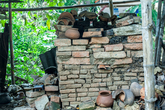 kiln stone for burn clay pots