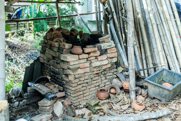 kiln stone for burn clay pots