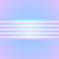 Fototapeta premium Bright neon lines background