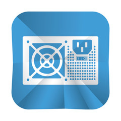 illustration of pc components icon