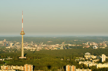 Obraz premium Vilnius, Lithuania: TV tower