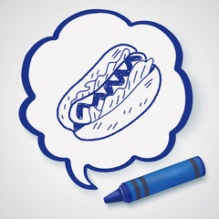 Doodle Hot Dog