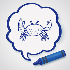 crab doodle