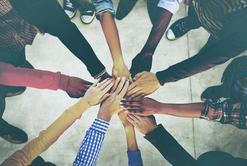 Group of Diverse Multiethnic People Teamwork Concept