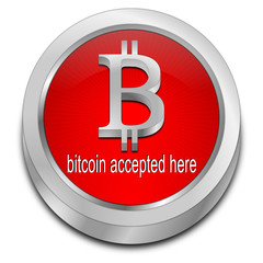 Bitcoin accepted here button