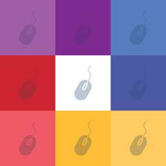 illustration of pc components icon