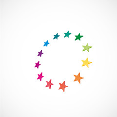 étoiles coloré,europe
