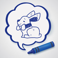 easter bunny doodle
