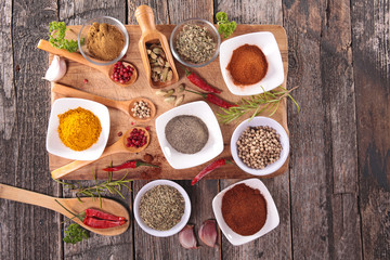 assorted spices and herbs