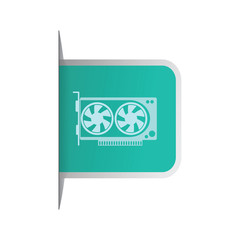 illustration of pc components icon