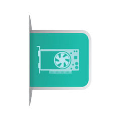 illustration of pc components icon