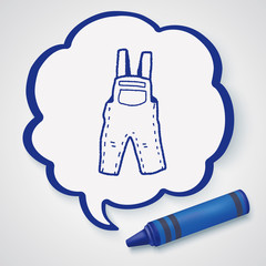overalls doodle