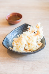 Deep fried shrimp tempura